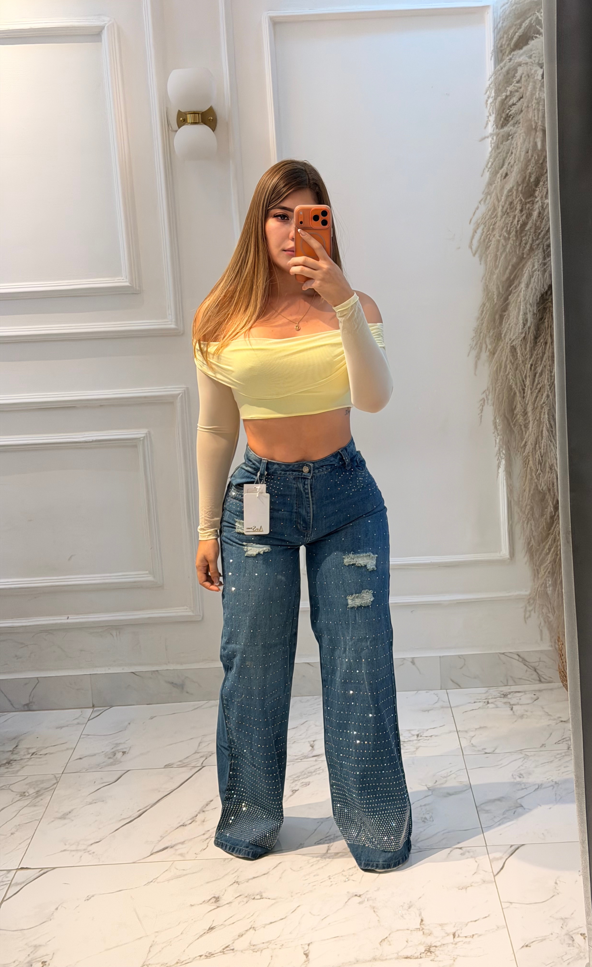 JEANS A&S BRILLOS